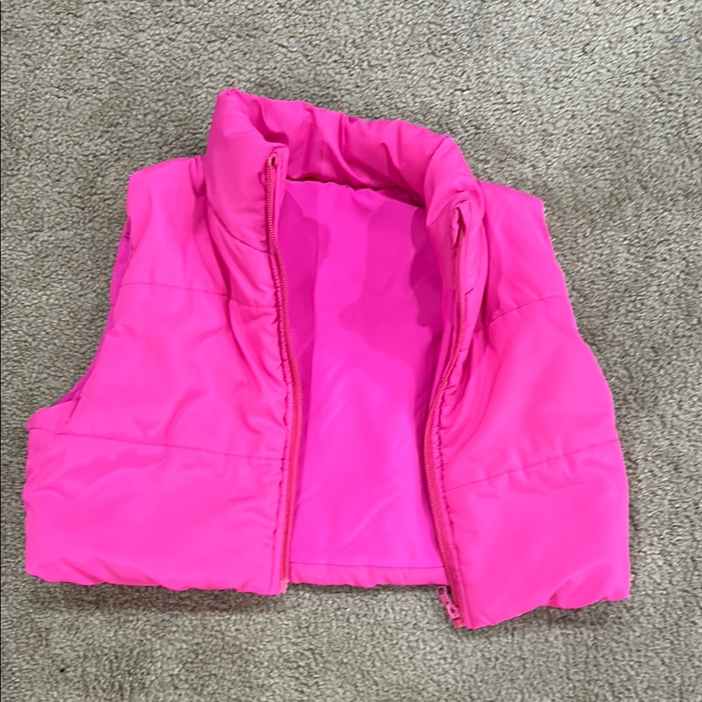 Vibrant Pink Puffer Vest